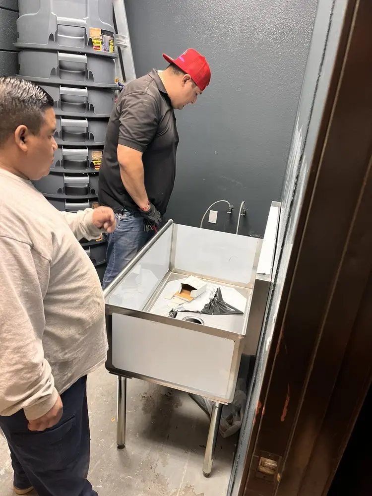 Commercial plumbing and sink installation in Rock Acres